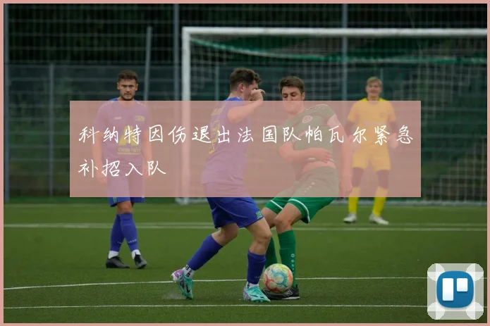 科纳特因伤退出法国队帕瓦尔紧急补招入队