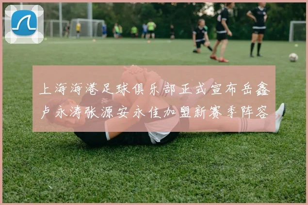 上海海港足球俱乐部正式宣布岳鑫卢永涛张源安永佳加盟新赛季阵容更新